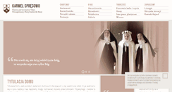 Desktop Screenshot of karmelsprecowo.pl